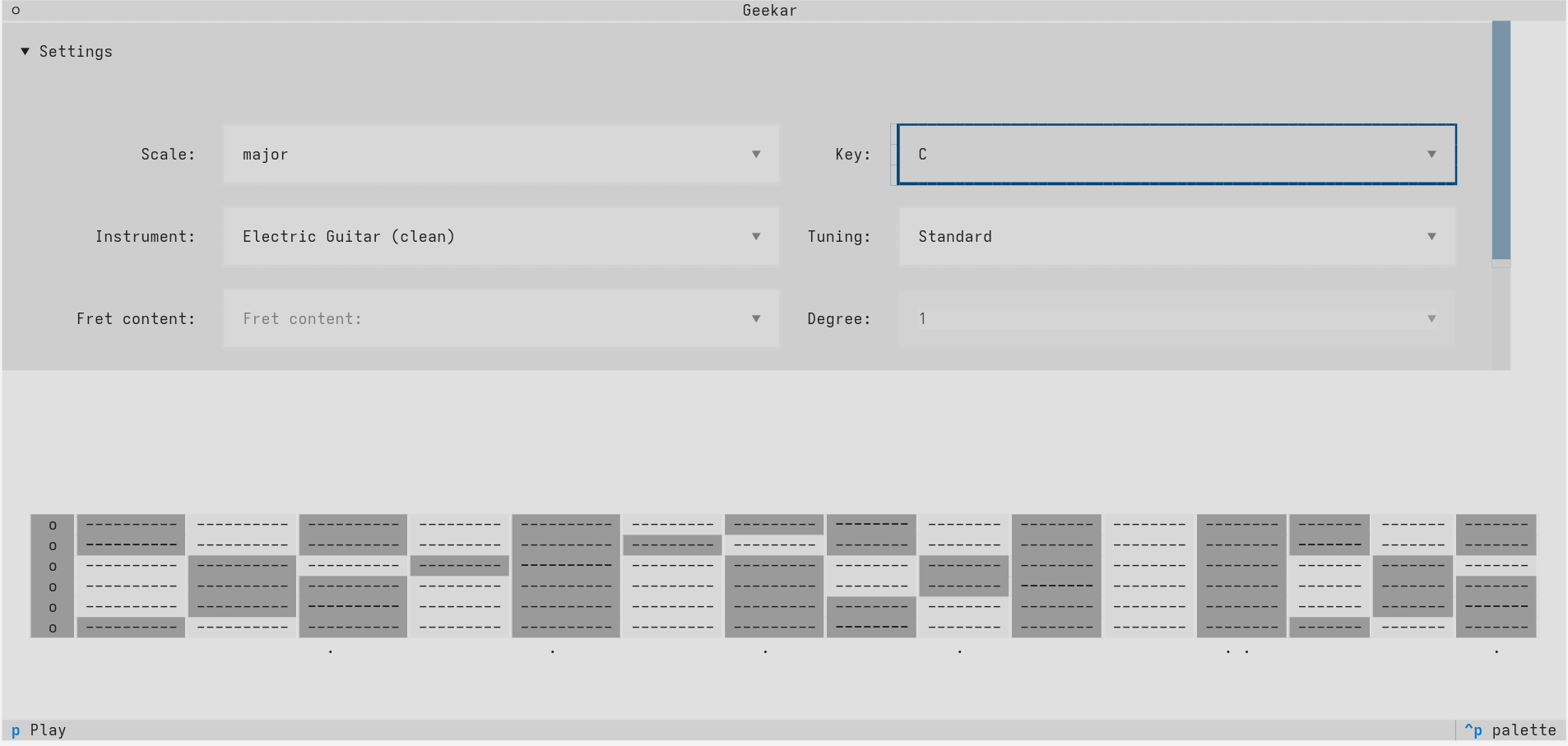 Geekar C Major