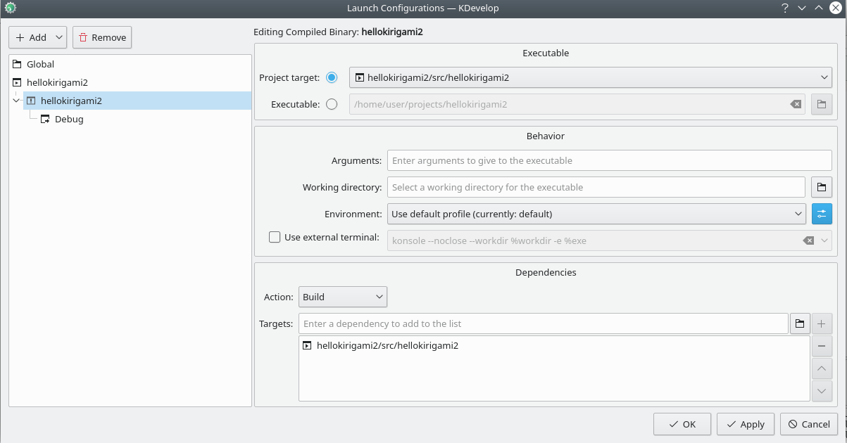 Configure environment