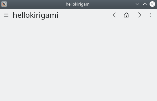 Hello Kirigami